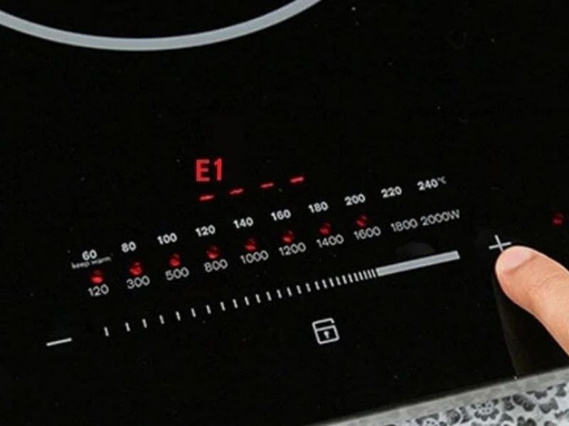 Nguyên nhân lỗi E1 bếp từ 