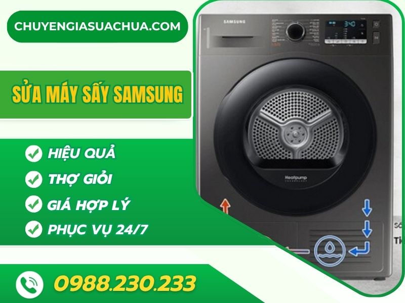 Sửa máy sấy SamSung linh kiện chính hãng giá tốt!