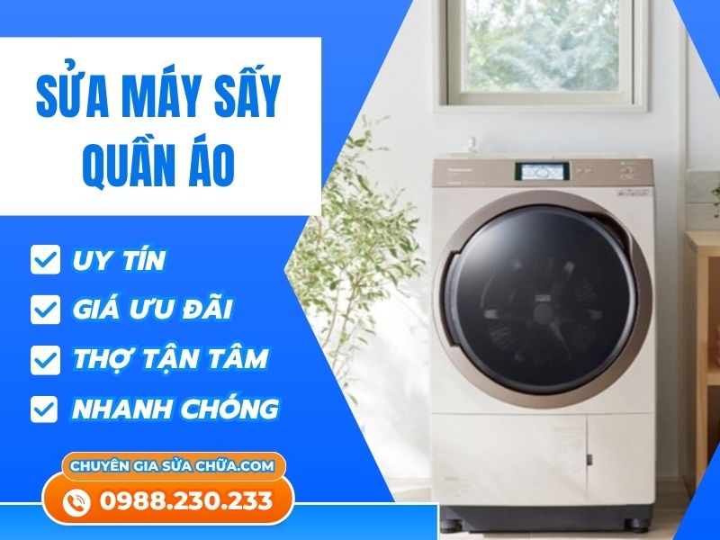 Sửa máy sấy quần áo nhanh chóng uy tín tận nơi!