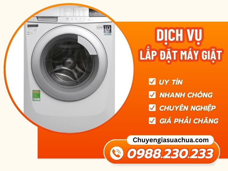 Lắp đặt máy giặt nhanh chóng tận nhà giá ưu đãi!