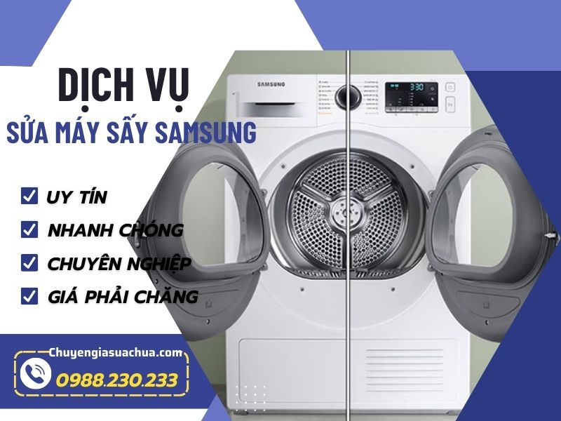 Sửa máy sấy SamSung linh kiện chính hãng giá tốt!