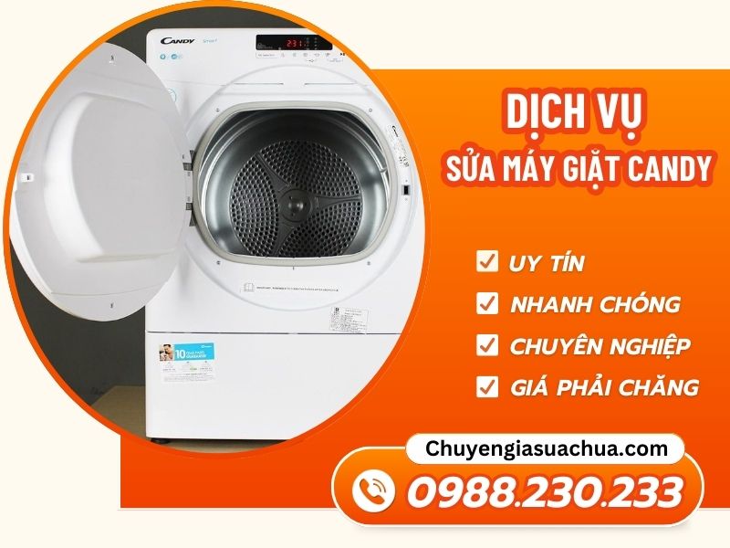 Sửa máy giặt Candy thợ giỏi sửa nhanh tận tâm!