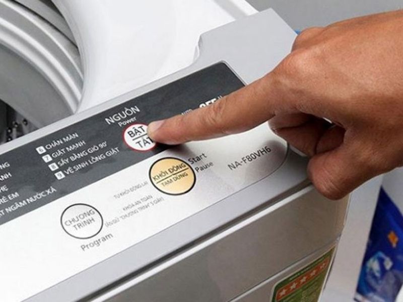 Nguyên nhân máy giặt không vào điện