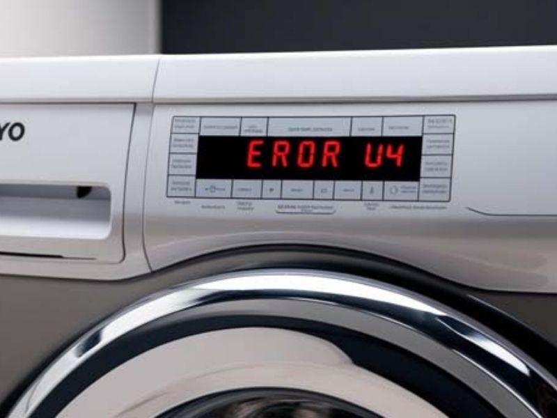 Quy trình thợ sửa máy giặt Sanyo lỗi U4