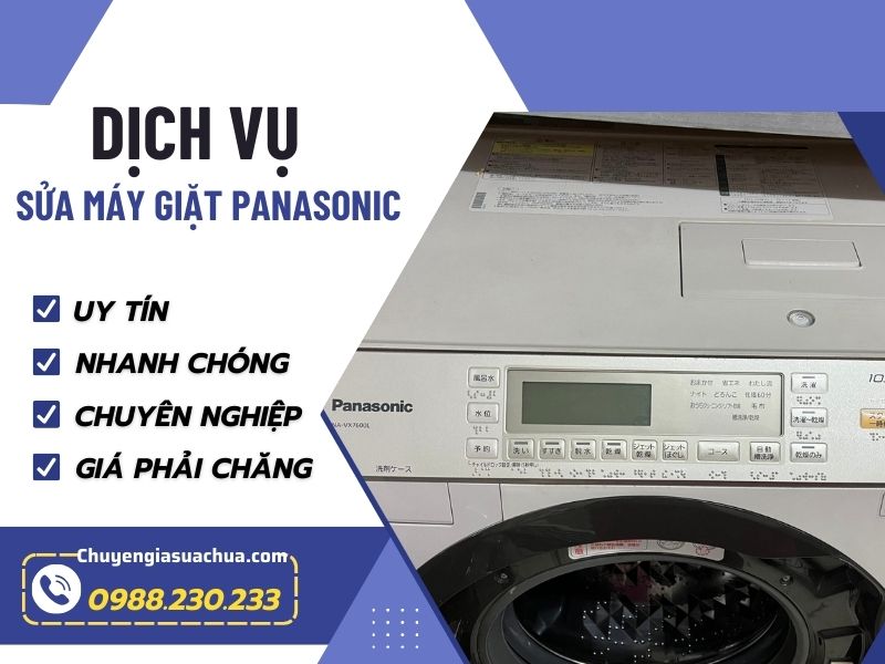 Sửa máy giặt Panasonic chuẩn chuyên nghiệp giá tốt!