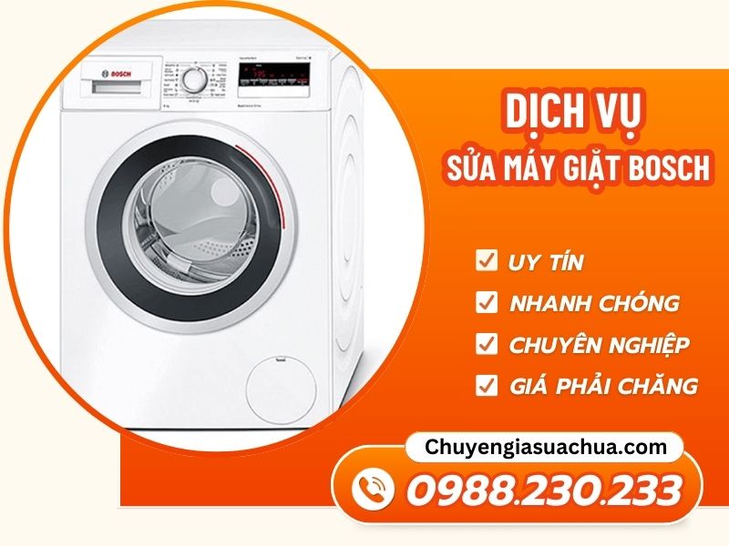 Sửa máy giặt Bosch sửa nhanh triệt để lỗi giá tốt!