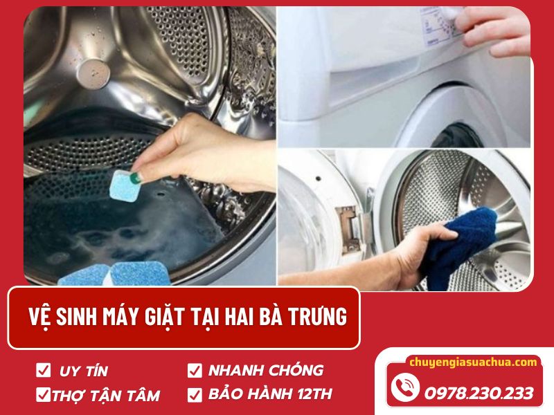 Vệ sinh máy giặt tại Hai Bà Trưng nhanh, rẻ!