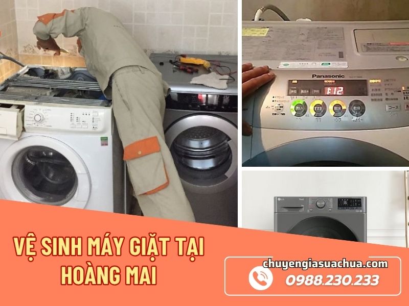 Vệ sinh máy giặt tại Hoàng Mai sạch sâu giá tốt!