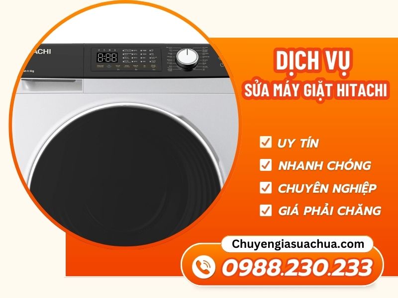 Sửa máy giặt Hitachi nhanh chóng giá phải chăng!
