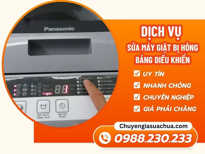 Máy giặt hỏng bảng điều khiển – Xử lý nhanh chóng với Chuyengiasuachua