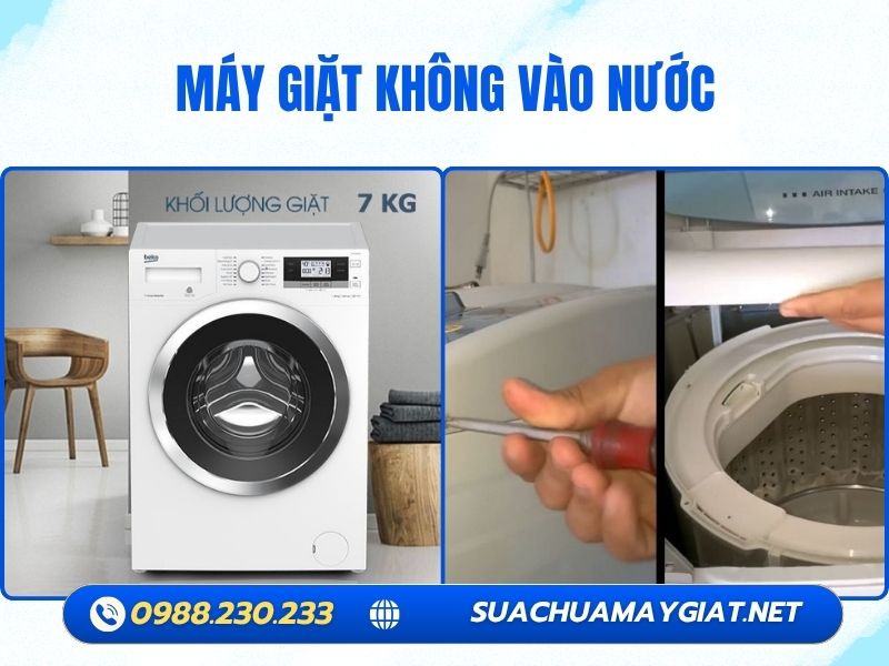 Cách xử lý máy giặt không vào nước triệt lỗi tại nhà!