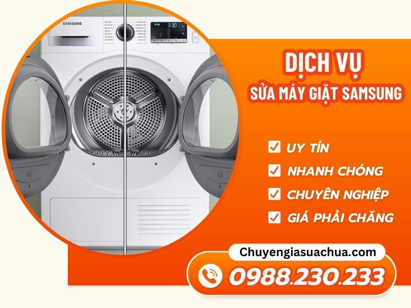 Sửa máy giặt Samsung uy tín nhanh chóng tại nhà!
