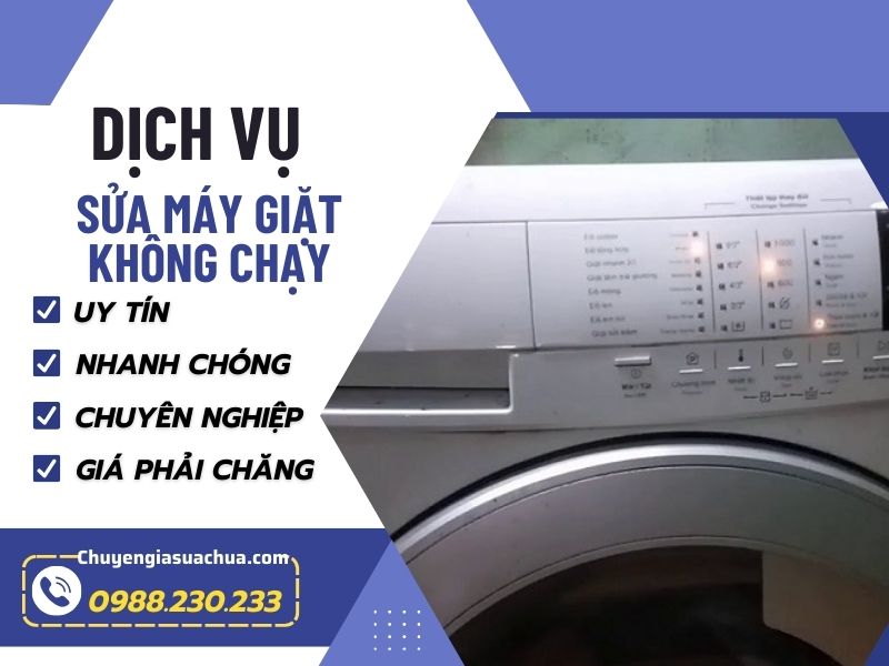 Sửa máy giặt không chạy nhanh chóng uy tín tận nơi!