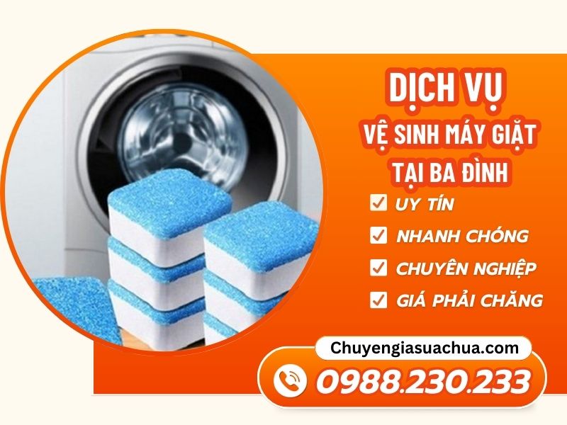 Vệ sinh máy giặt tại Ba Đình nhanh chóng uy tín tại nhà!
