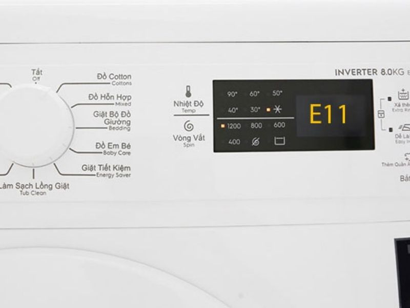 Lý do nên chọn Chuyengiasuachua sửa máy giặt Electrolux lỗi E11