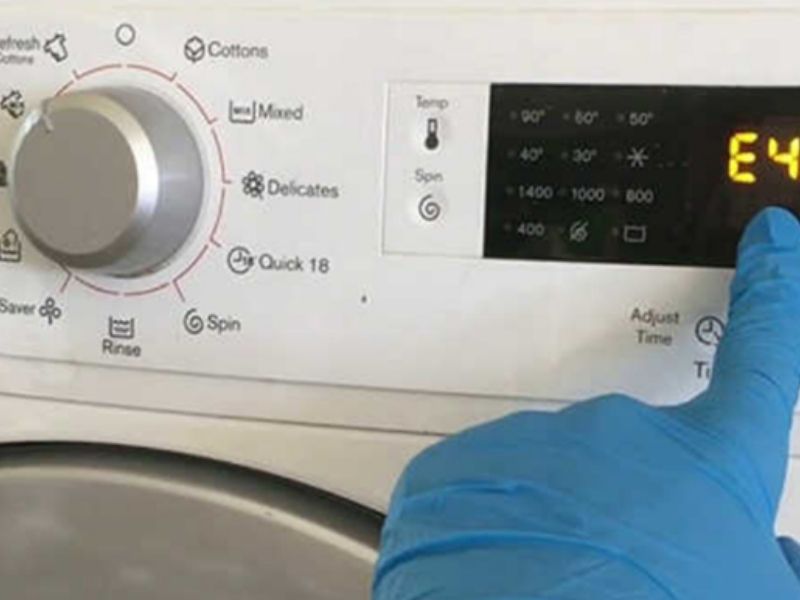 Cách kiểm tra và khắc phục lỗi E42 máy giặt Electrolux tại nhà