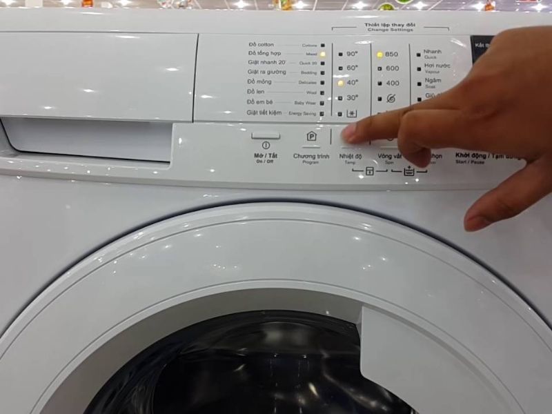 Dấu hiệu lỗi máy giặt Electrolux không chạy