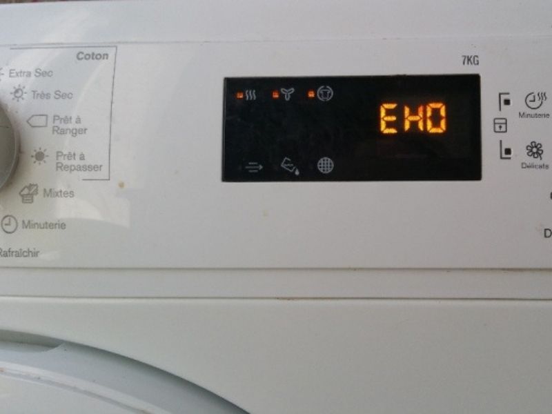 Câu hỏi về lỗi EHO máy giặt Electrolux