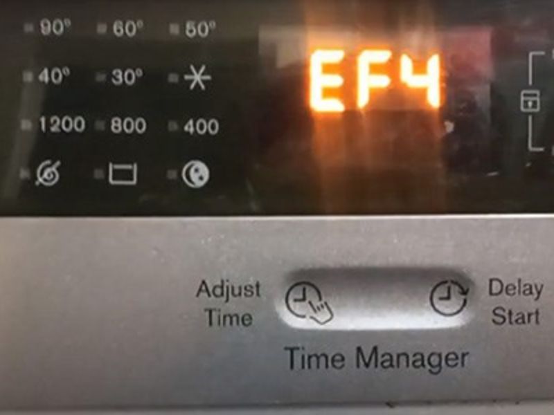 Nguyên nhân lỗi EF4 máy giặt Electrolux