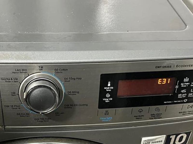 Cách khắc phục máy giặt Electrolux báo lỗi E31