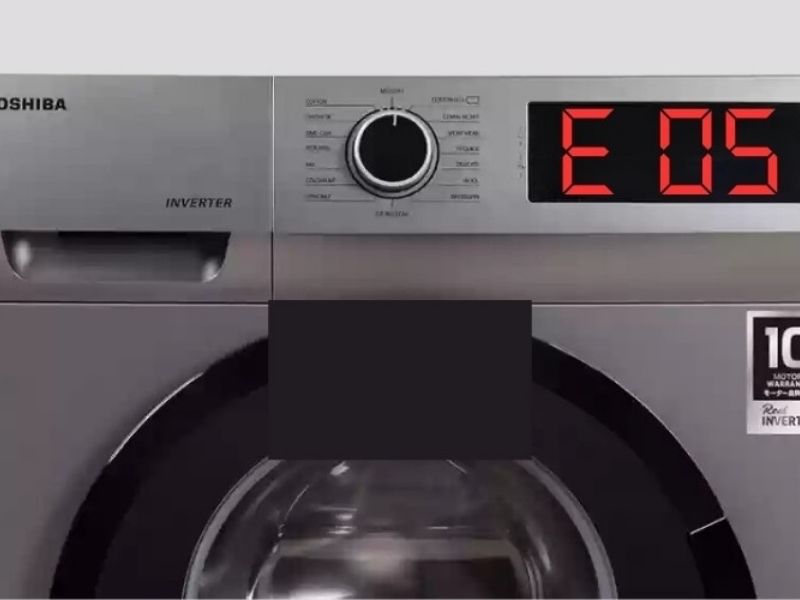Cách khắc phục lỗi E5 máy giặt Toshiba tại nhà